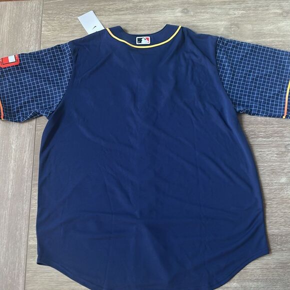 Nike Houston‎ Astros Nike Navy Space City Connect Replica Jersey size XL NWT - Picture 5 of 7